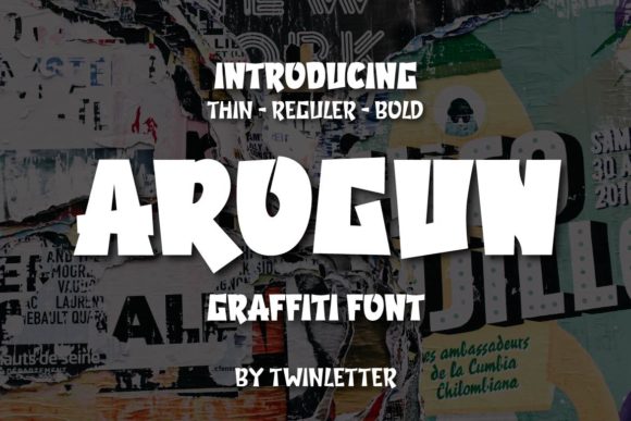Arogun: A Graffiti-Inspired Font for Bold Branding