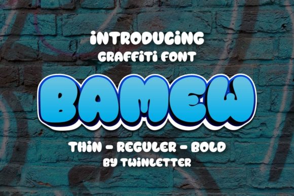 Bamew Font for Handmade and Commercial Designs