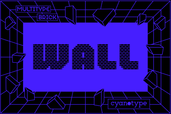 Boost Your Campaigns with MultiType Brick Wall Font