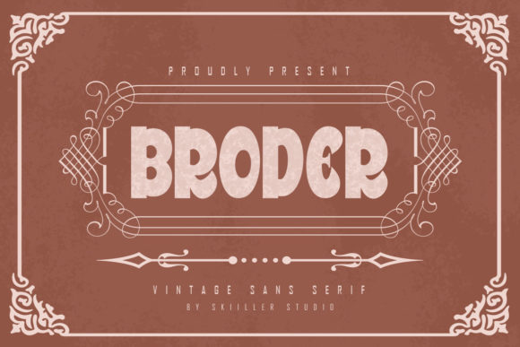 Broder Font for Bold Digital Branding