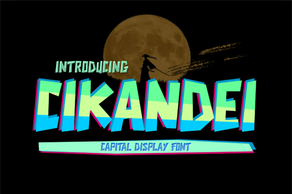 Cikandei Display Font for Bold Web Design