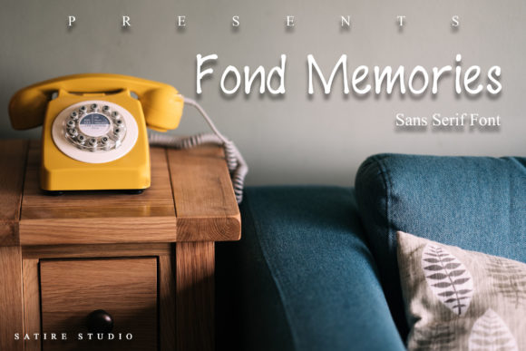 Fond Memories Display Font Review