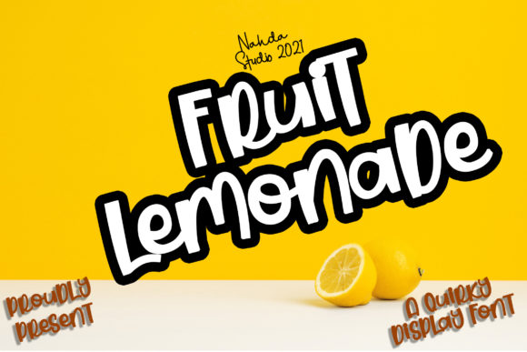 Fruit Lemonade Font for Web Design