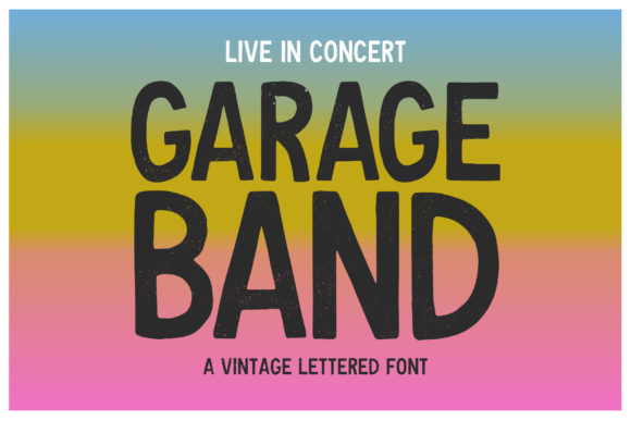 Garage Band Font for Professional Branding