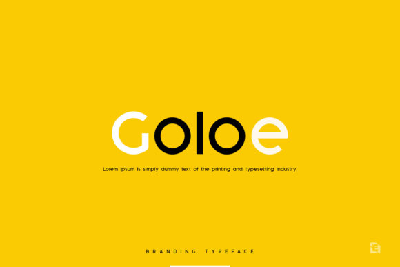 Goloe: A Modern Display Font for Digital Projects