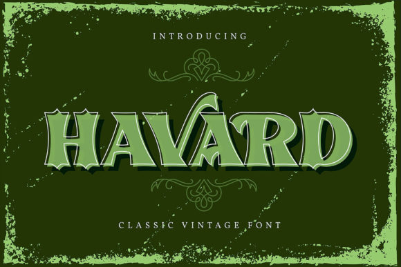 Havard Display Font for Web Design