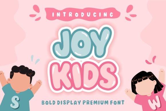 Joykids Font for Handmade and Commercial Craft Projects