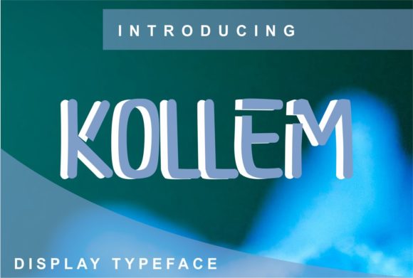 Kollem Display Font for Editorial Design