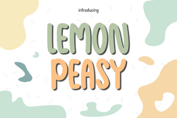 Lemon Peasy Font for Eye-Catching Branding