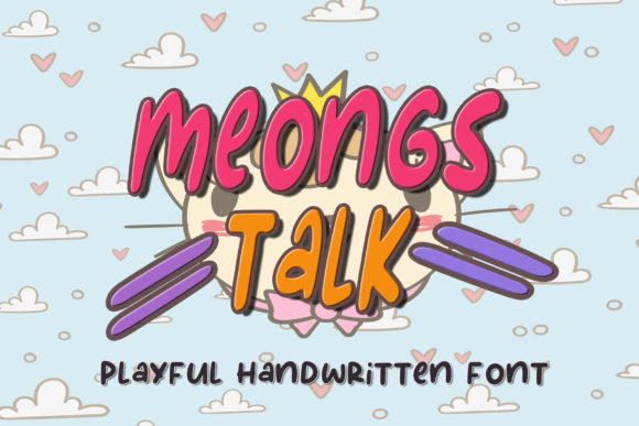 Meongs Talk: A Playful Font for Bold Visuals