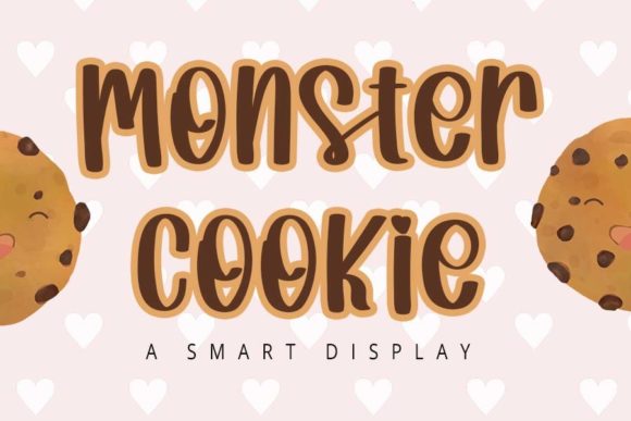 Monster Cookie: A Playful Display Font for Campaign Creativity