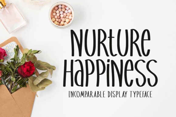 Nurture Happiness Font for Web Design