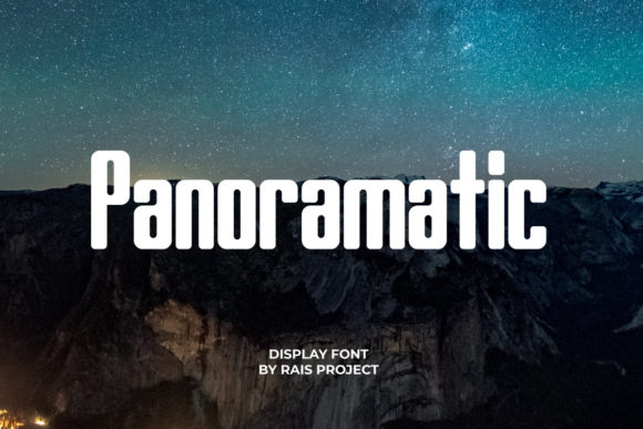 Panoramatic: A Vintage-Inspired Font for Polished Branding