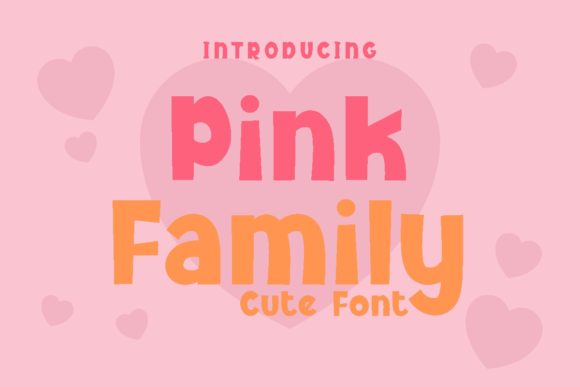 Pink Family Font Review for Festive Branding