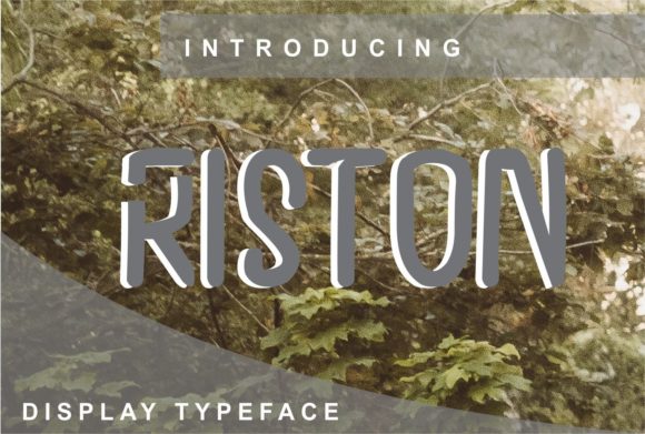 Riston: A Cool, Trendy Display Font for Bold Branding