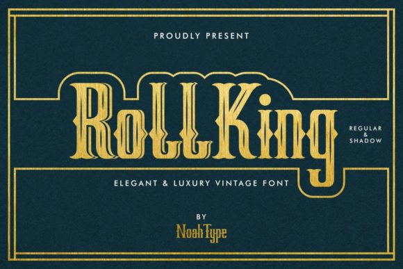 RollKing: The Vintage Display Font That Elevates Campaign Impact