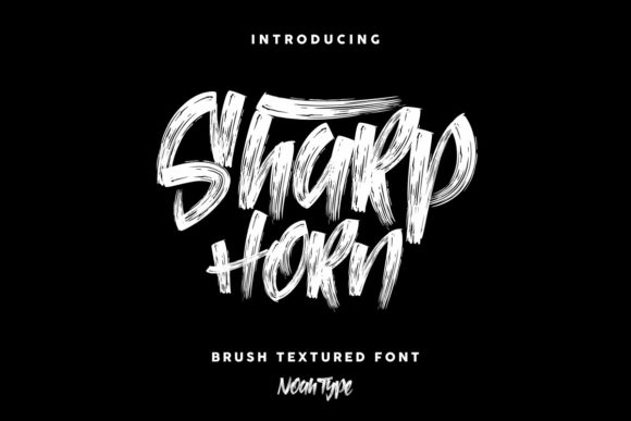 SharpHorn: A Modern Display Font for Web Design