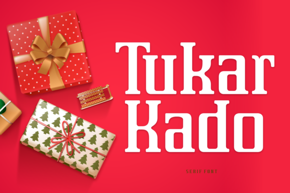 Tukar Kado Display Font Review